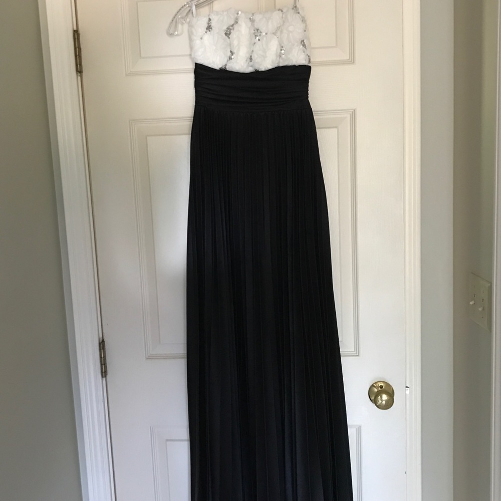 Black and White Prom Dress
